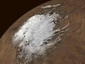 Mars polar ice cap